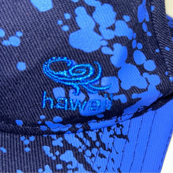 HAWAII Hat Cap Surfware Hawaiian Classics Blue Women’s One Size Adjustable - Picture 6 of 6